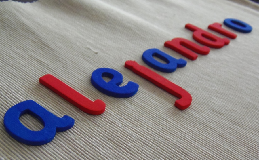 DIY alfebeto movible