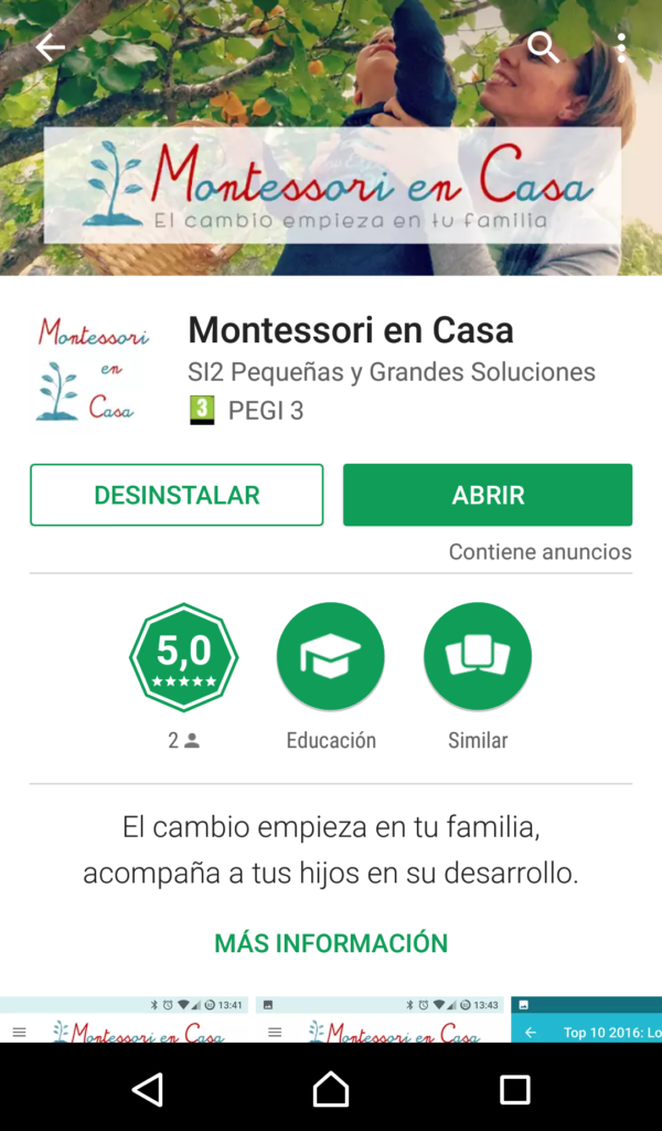 App Montessori en Casa_googleplay