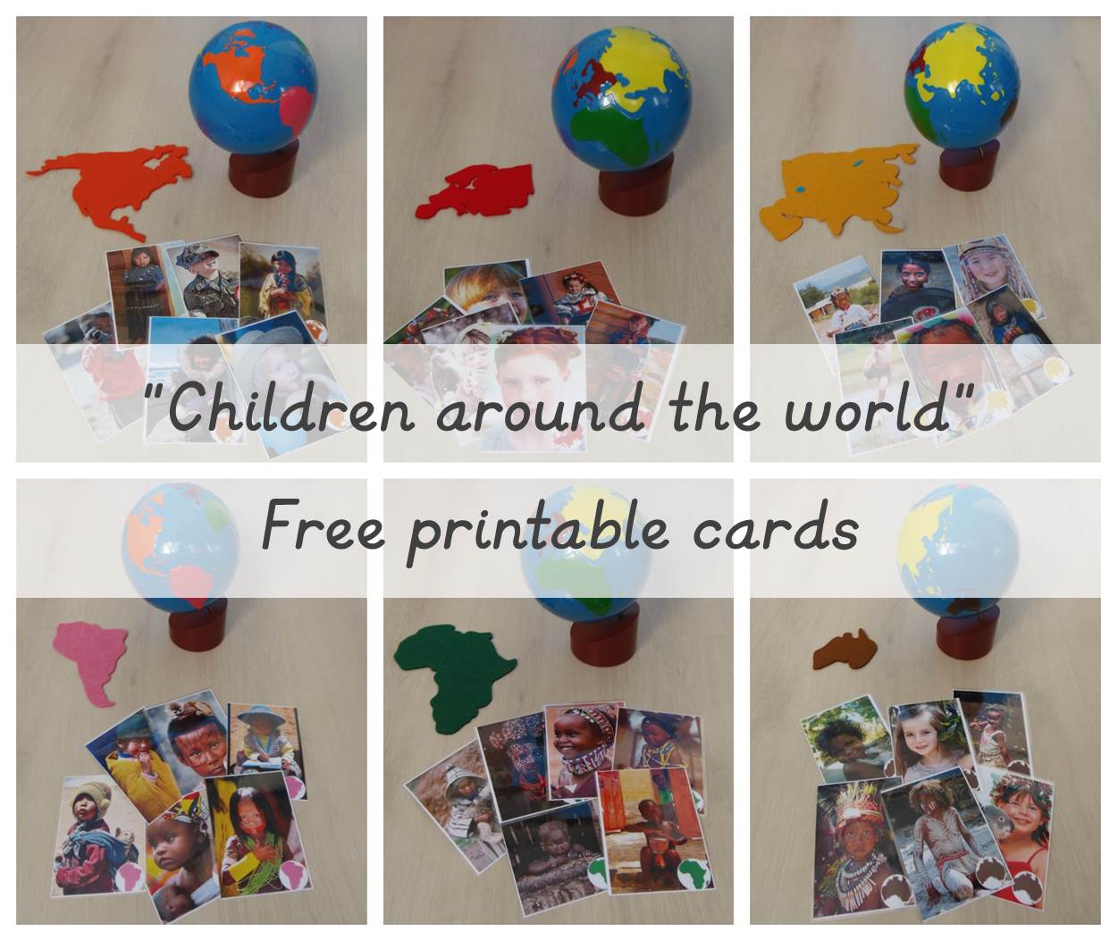 Imprimible gratis: «Niños alrededor del mundo» – Free printable: «Children around the world ...