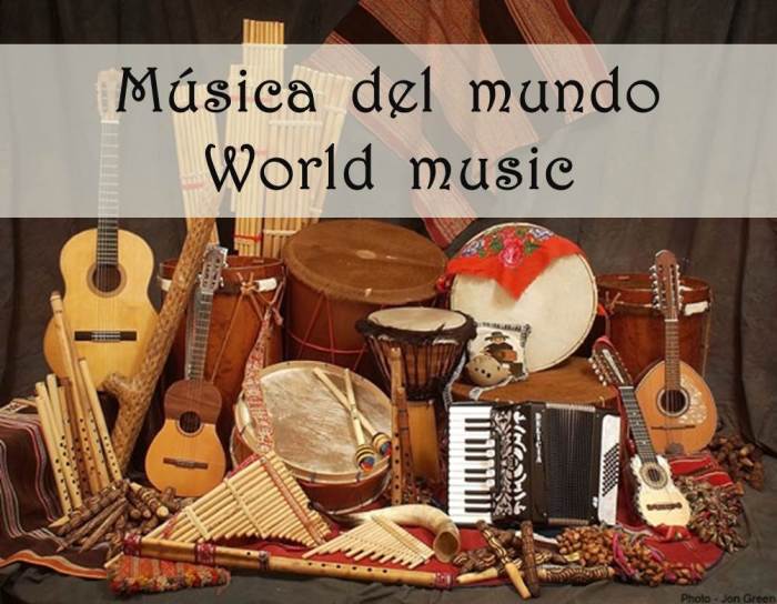 Música del mundo (incluye playlists) Music from around the world